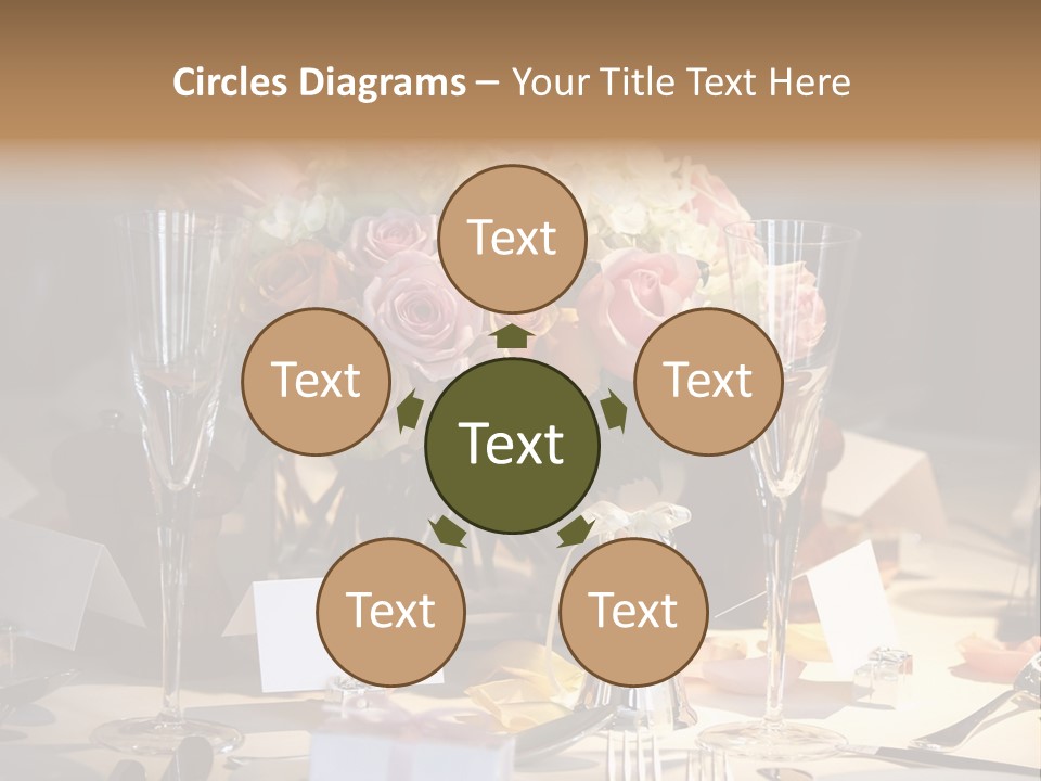 Laughable Coffee Cup Yellow PowerPoint Template