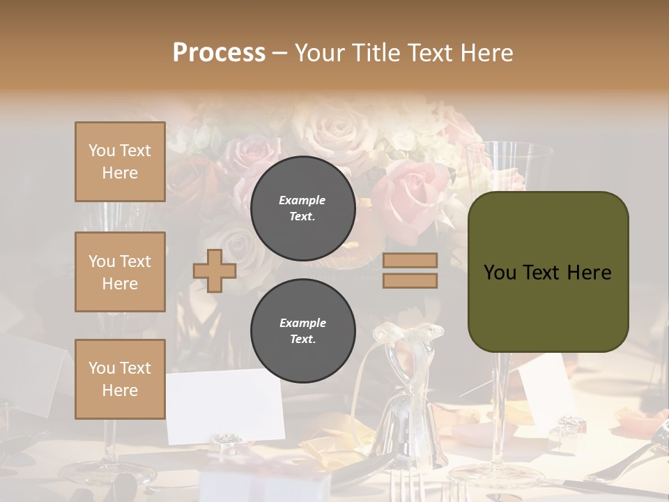 Laughable Coffee Cup Yellow PowerPoint Template