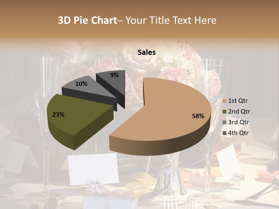 Laughable Coffee Cup Yellow PowerPoint Template