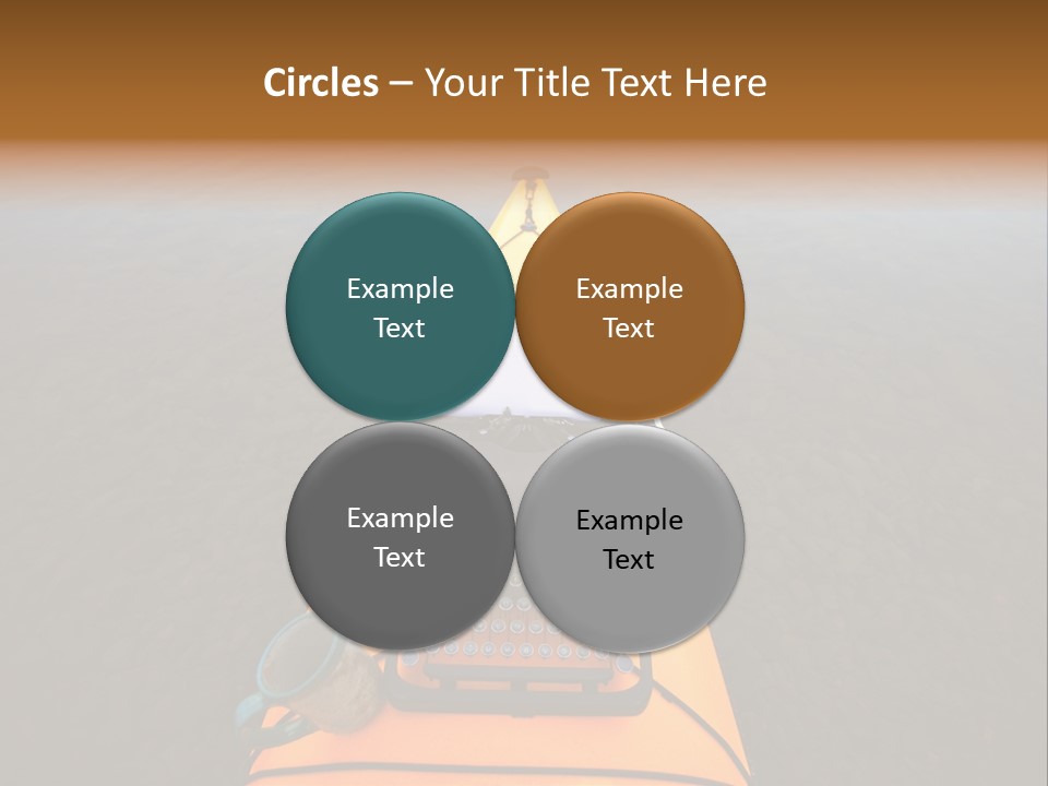 Laughable Coffee Cup Yellow PowerPoint Template