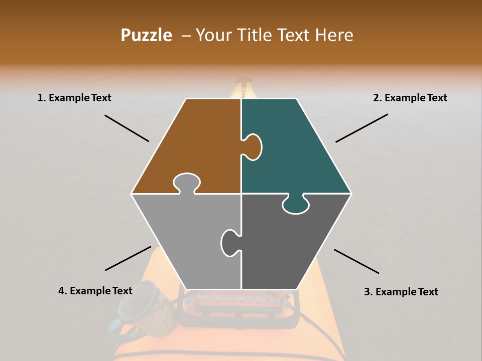 Laughable Coffee Cup Yellow PowerPoint Template