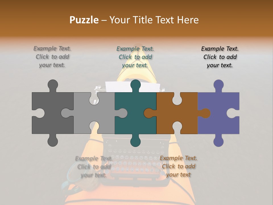 Laughable Coffee Cup Yellow PowerPoint Template