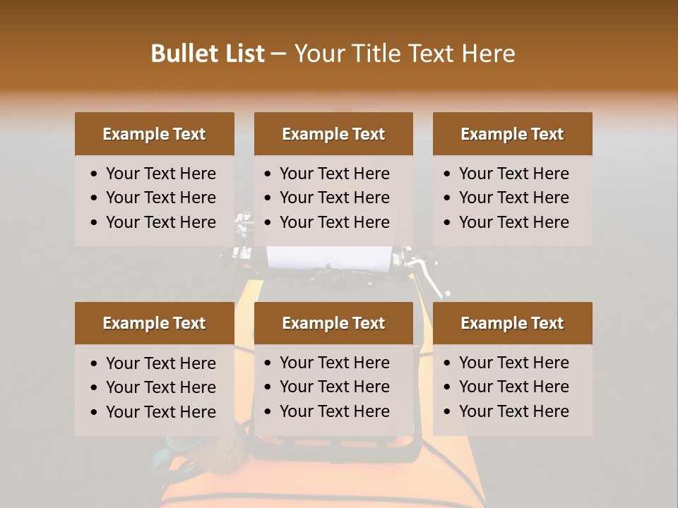 Laughable Coffee Cup Yellow PowerPoint Template