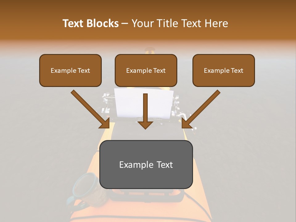Laughable Coffee Cup Yellow PowerPoint Template