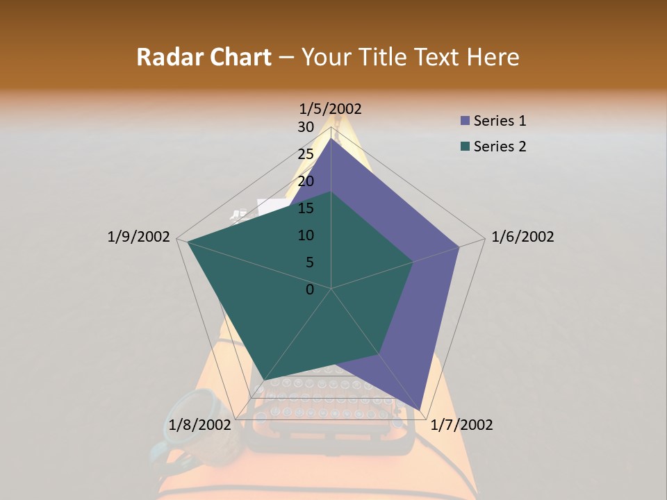 Laughable Coffee Cup Yellow PowerPoint Template