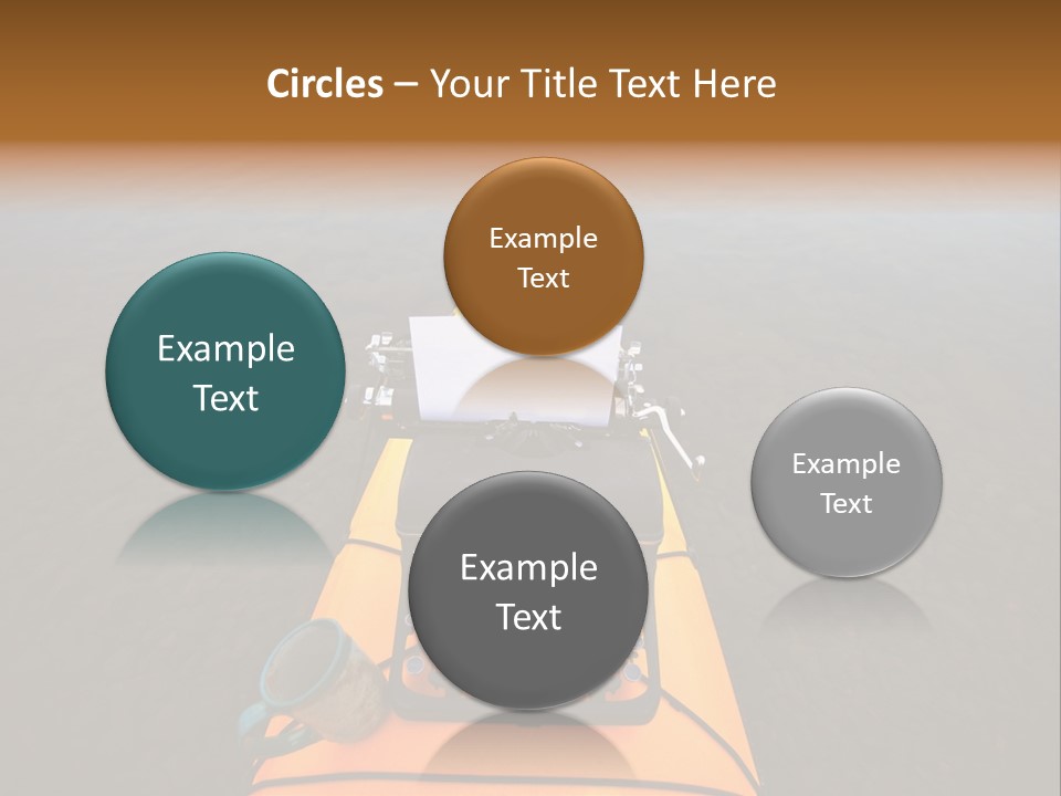 Laughable Coffee Cup Yellow PowerPoint Template