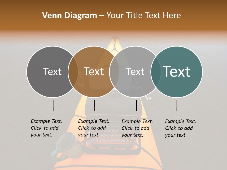 Laughable Coffee Cup Yellow PowerPoint Template