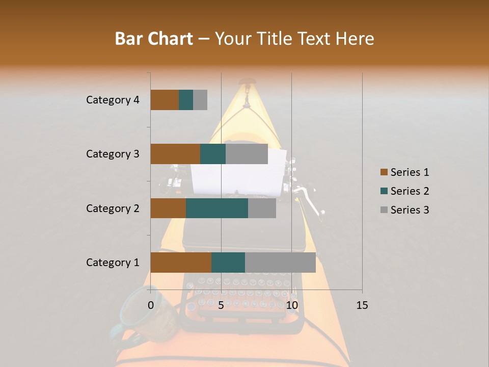 Laughable Coffee Cup Yellow PowerPoint Template