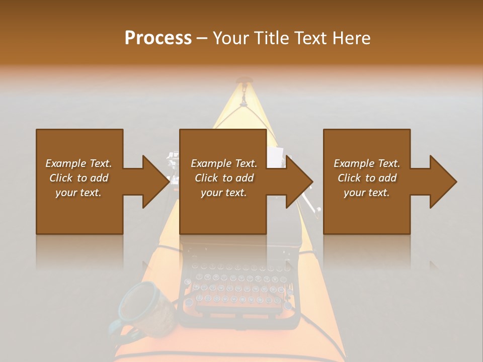 Laughable Coffee Cup Yellow PowerPoint Template