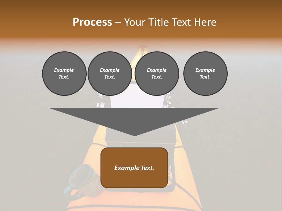 Laughable Coffee Cup Yellow PowerPoint Template