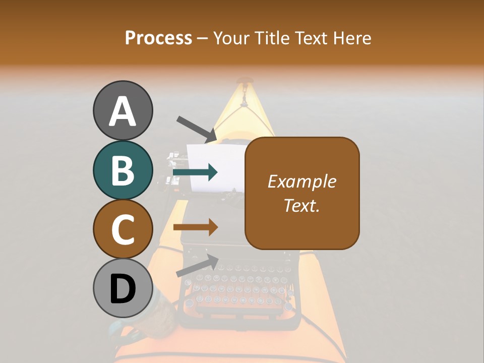 Laughable Coffee Cup Yellow PowerPoint Template
