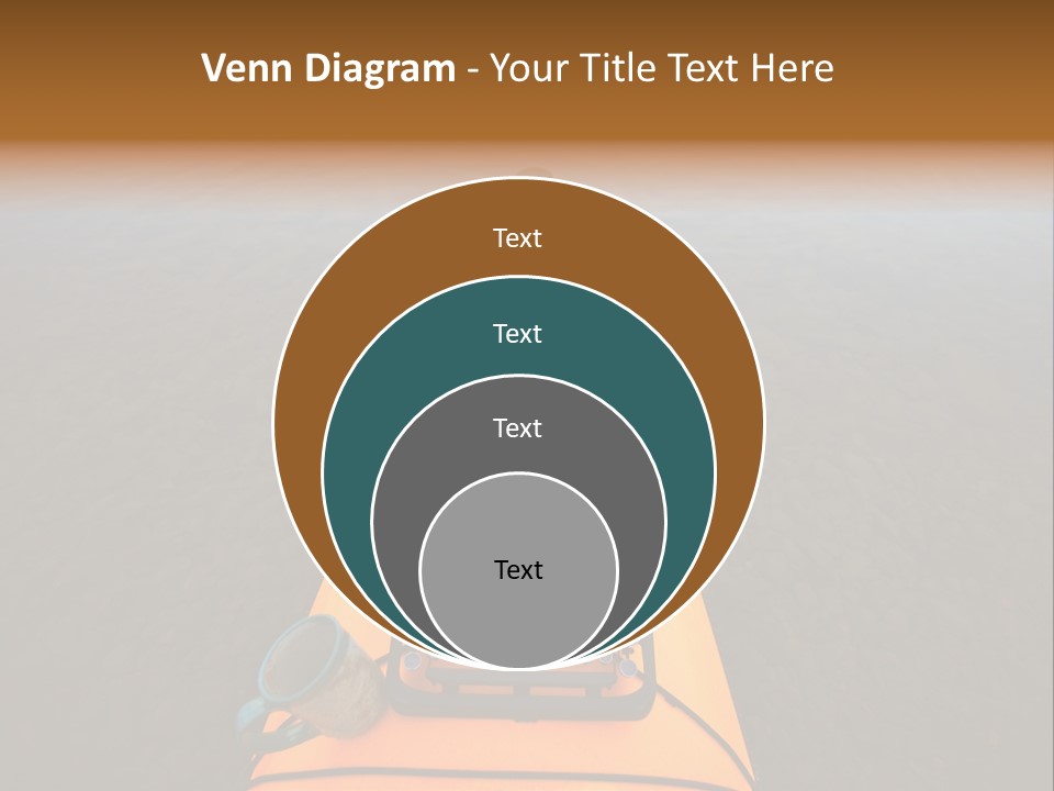 Laughable Coffee Cup Yellow PowerPoint Template