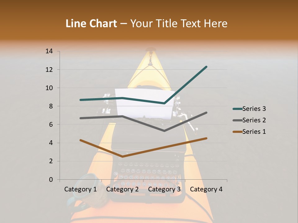 Laughable Coffee Cup Yellow PowerPoint Template