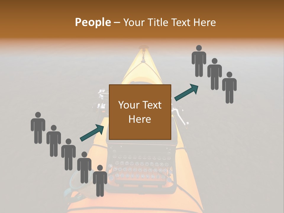 Laughable Coffee Cup Yellow PowerPoint Template