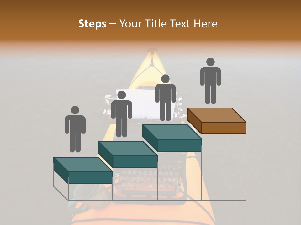 Laughable Coffee Cup Yellow PowerPoint Template