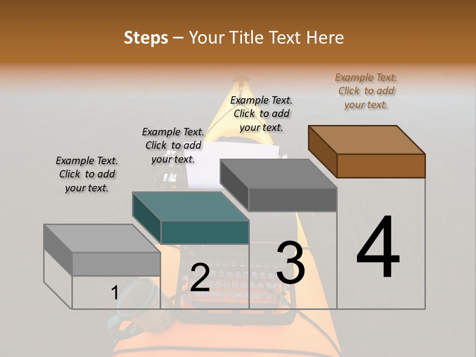 Laughable Coffee Cup Yellow PowerPoint Template