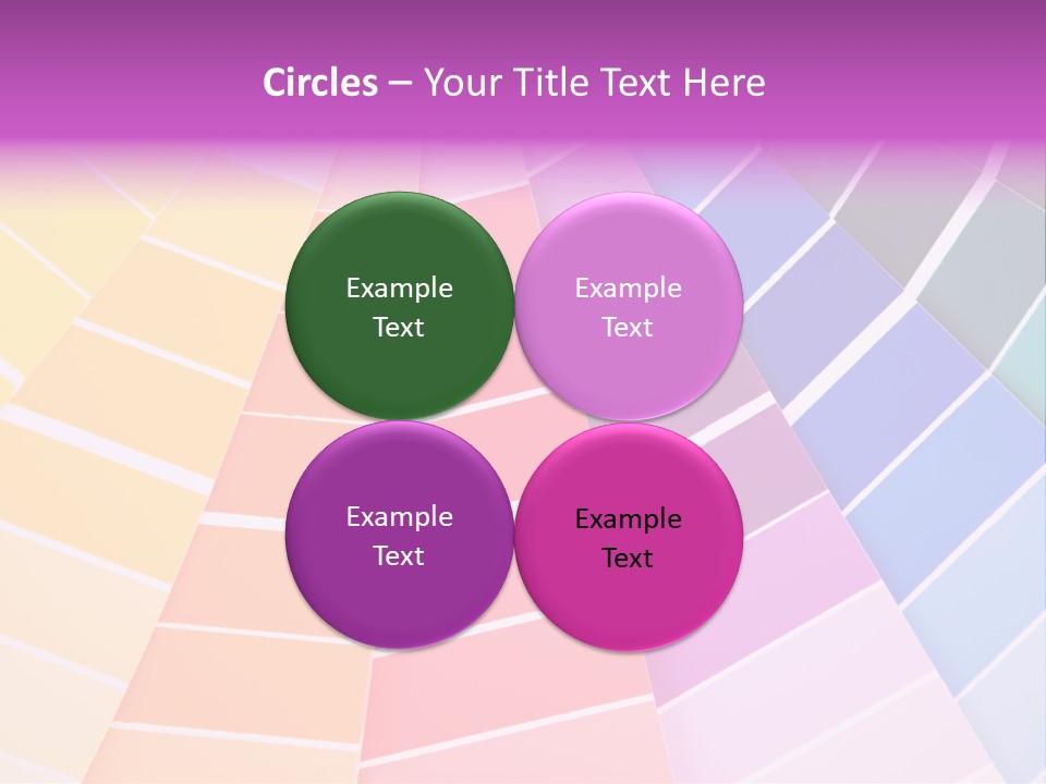 Colored Multi Paint PowerPoint Template