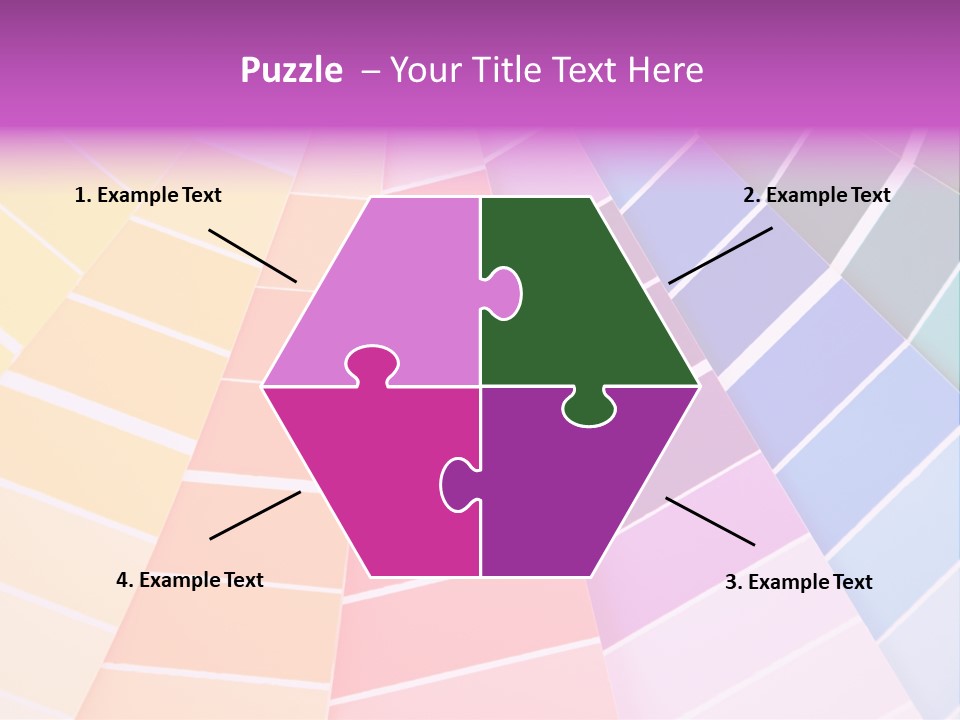 Colored Multi Paint PowerPoint Template