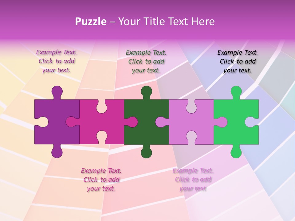 Colored Multi Paint PowerPoint Template