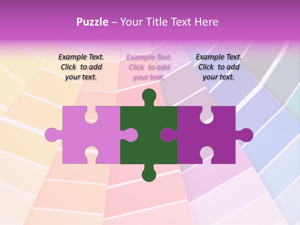 Colored Multi Paint PowerPoint Template