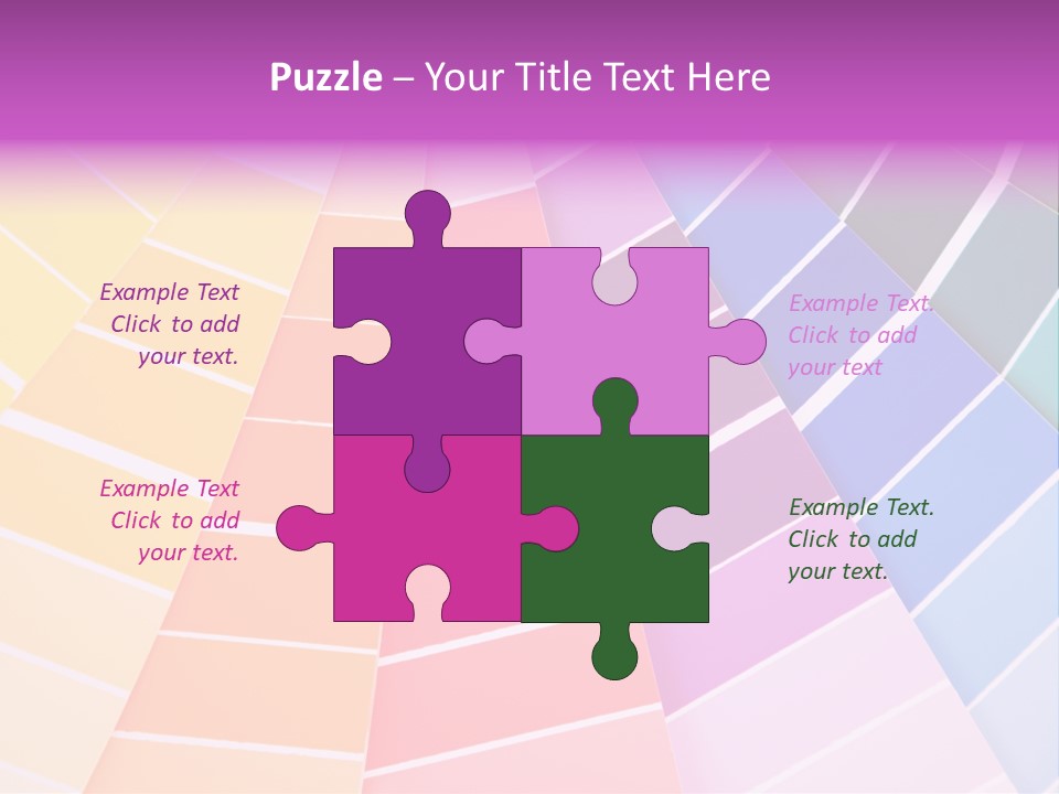 Colored Multi Paint PowerPoint Template