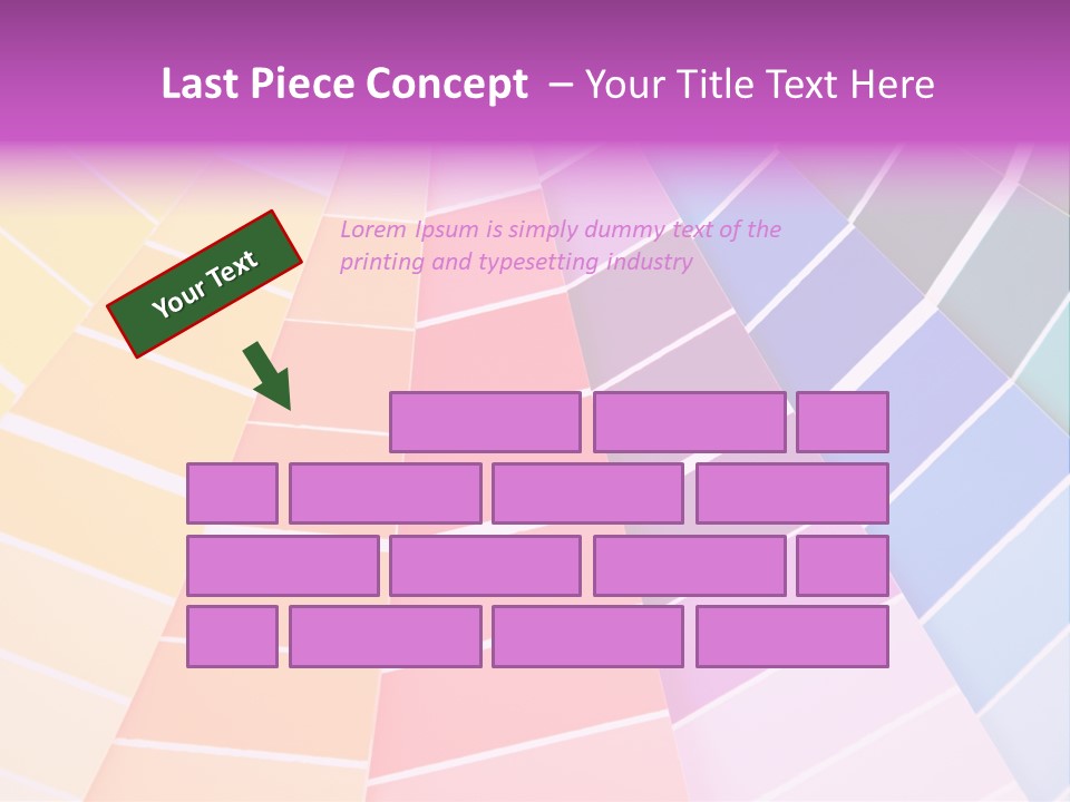 Colored Multi Paint PowerPoint Template