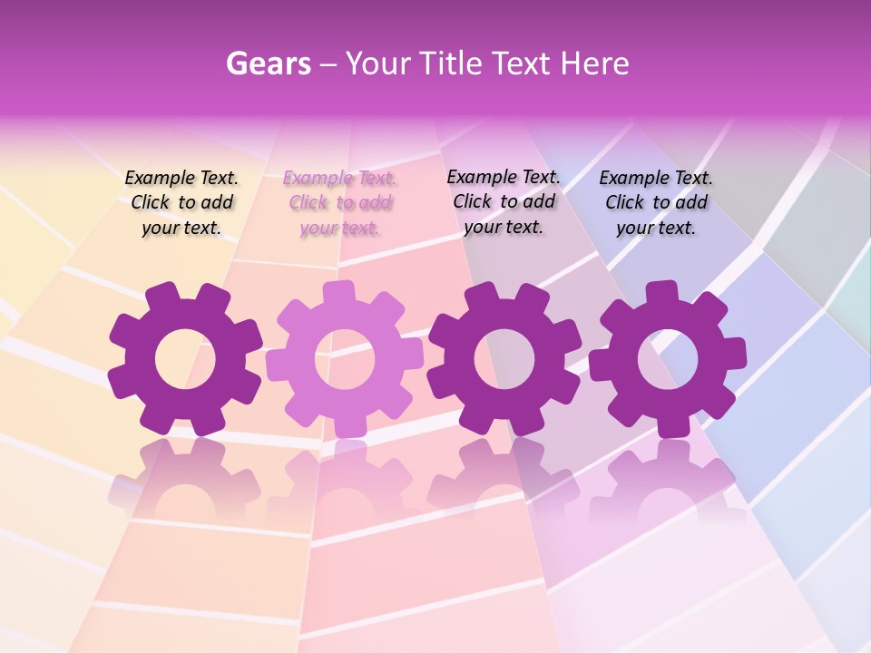 Colored Multi Paint PowerPoint Template