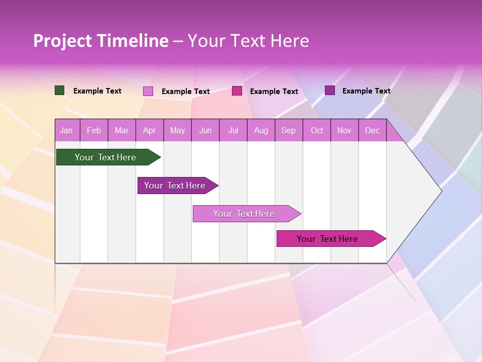 Colored Multi Paint PowerPoint Template
