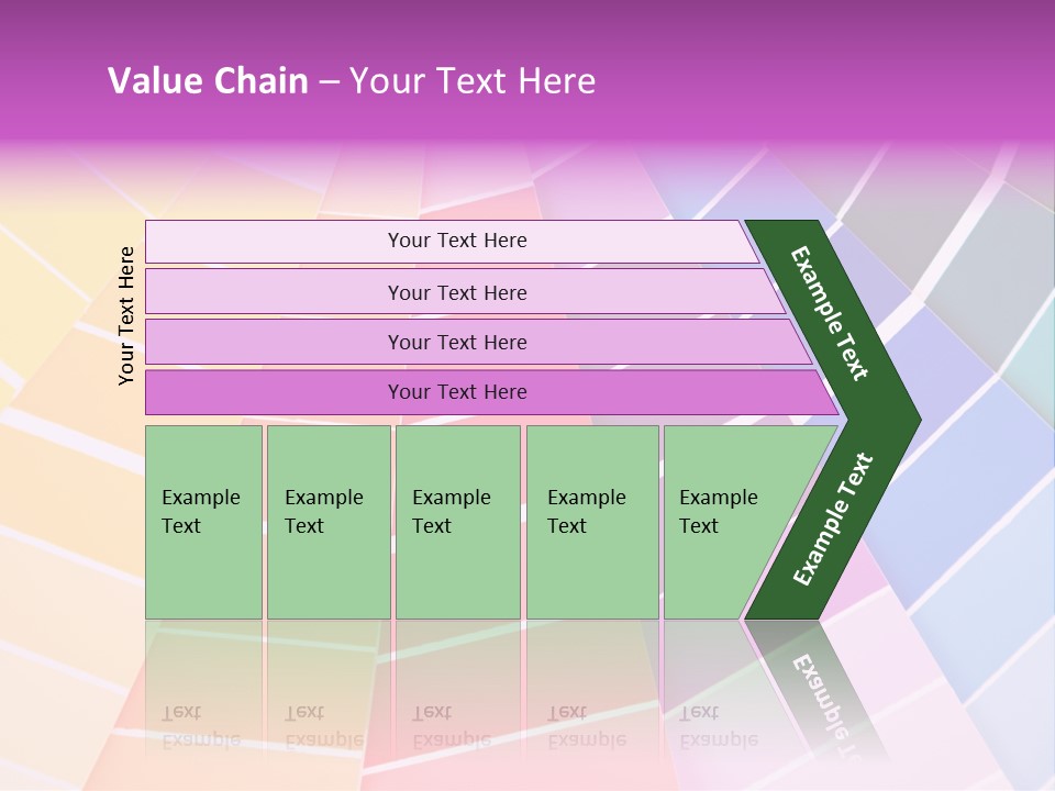 Colored Multi Paint PowerPoint Template