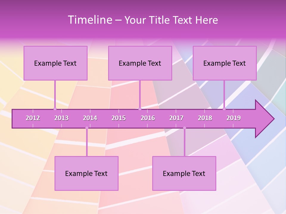 Colored Multi Paint PowerPoint Template