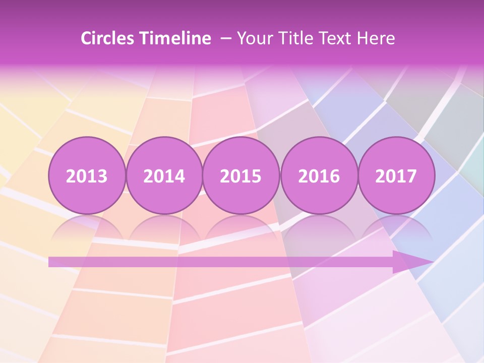 Colored Multi Paint PowerPoint Template