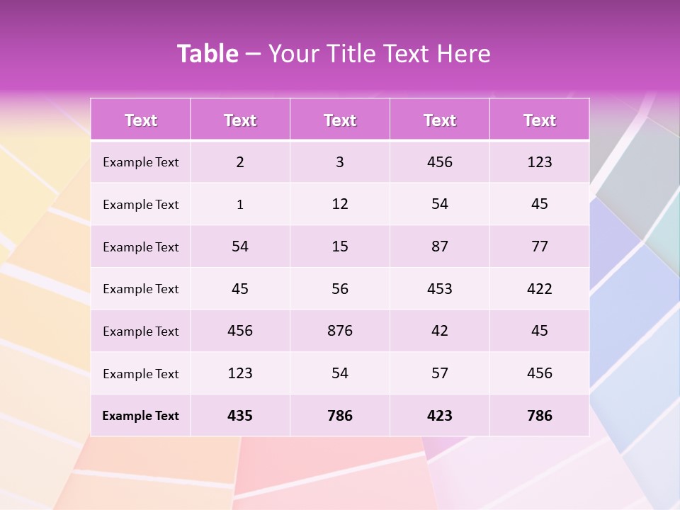 Colored Multi Paint PowerPoint Template