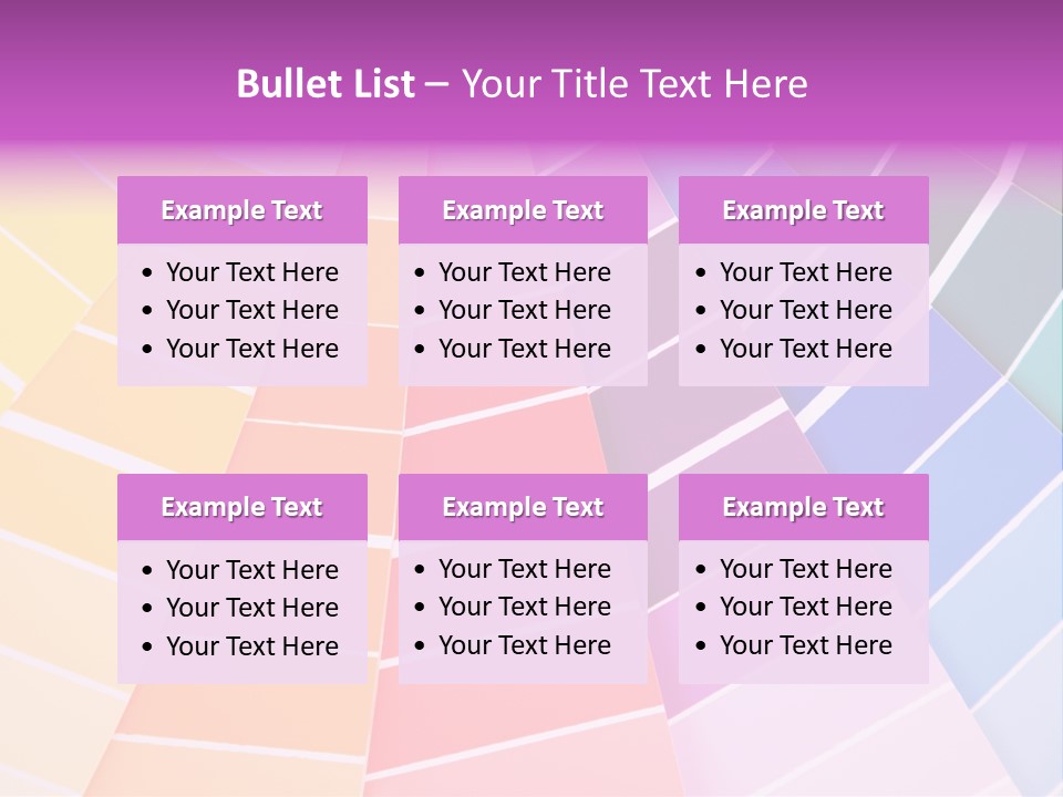 Colored Multi Paint PowerPoint Template
