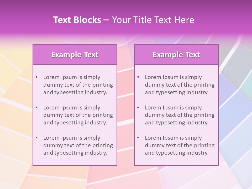 Colored Multi Paint PowerPoint Template