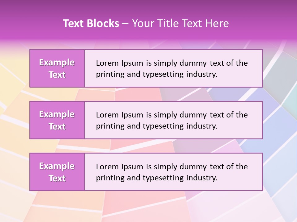 Colored Multi Paint PowerPoint Template