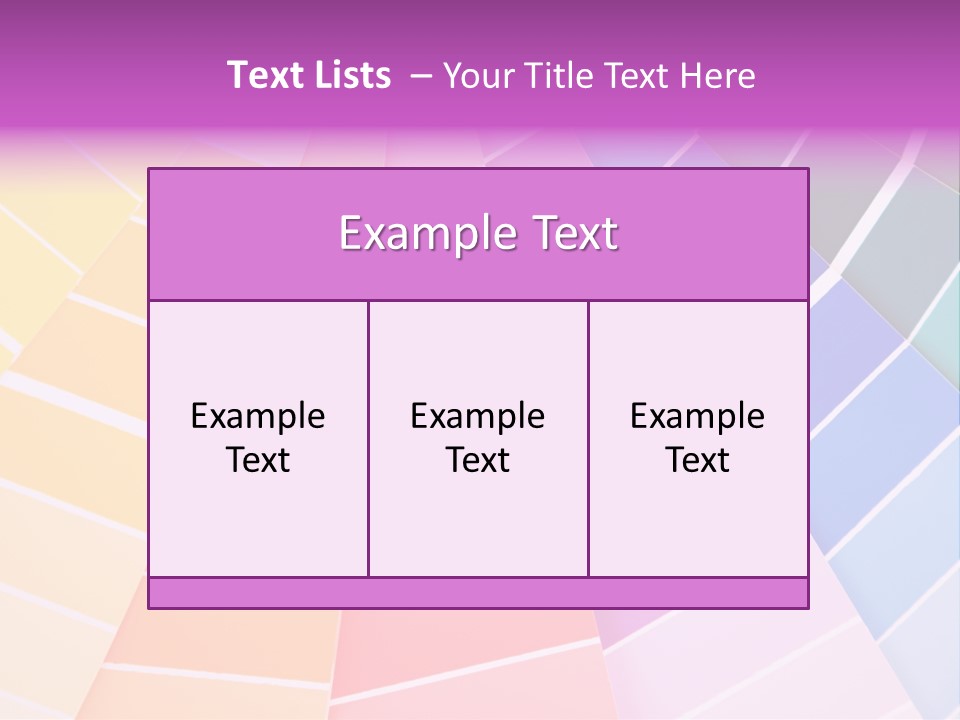 Colored Multi Paint PowerPoint Template