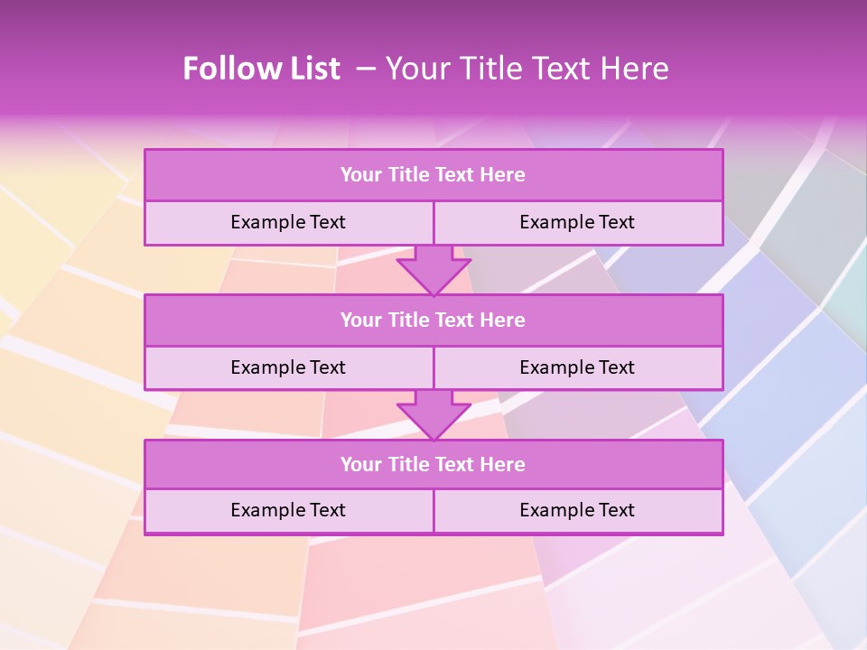Colored Multi Paint PowerPoint Template