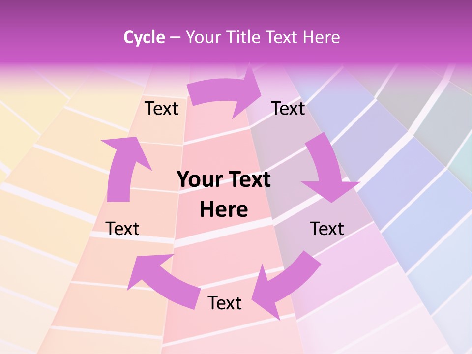 Colored Multi Paint PowerPoint Template