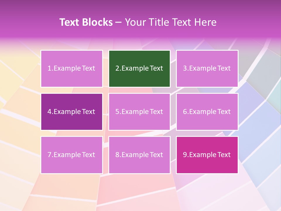 Colored Multi Paint PowerPoint Template