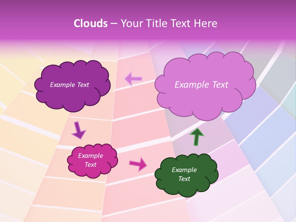 Colored Multi Paint PowerPoint Template