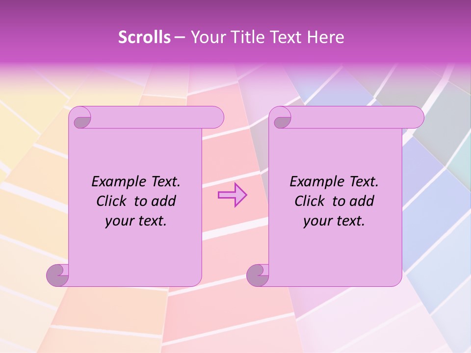 Colored Multi Paint PowerPoint Template