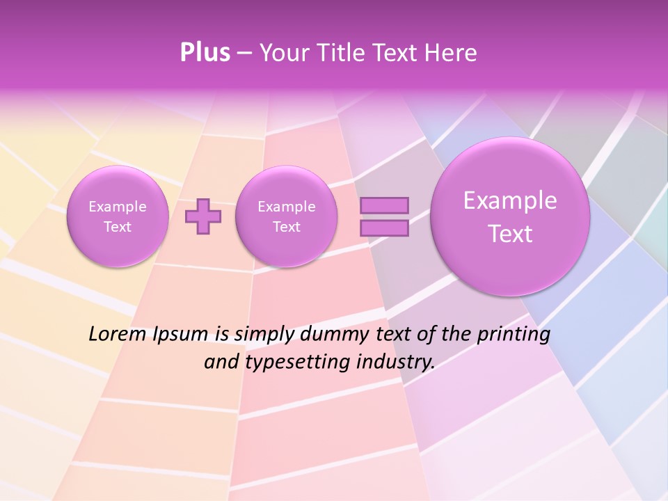 Colored Multi Paint PowerPoint Template