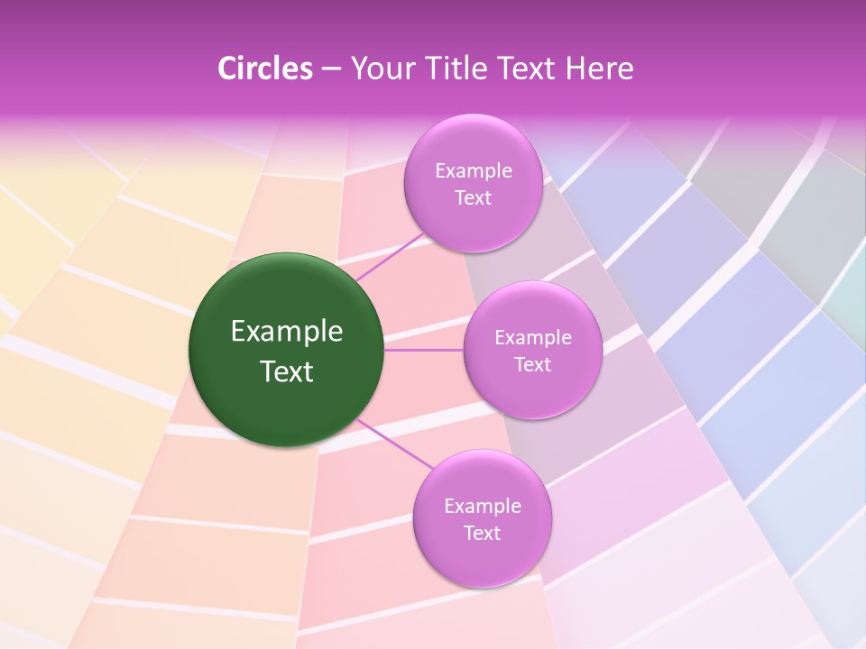 Colored Multi Paint PowerPoint Template