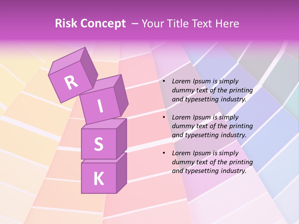 Colored Multi Paint PowerPoint Template