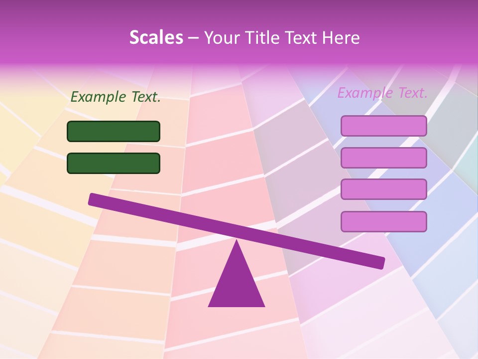 Colored Multi Paint PowerPoint Template