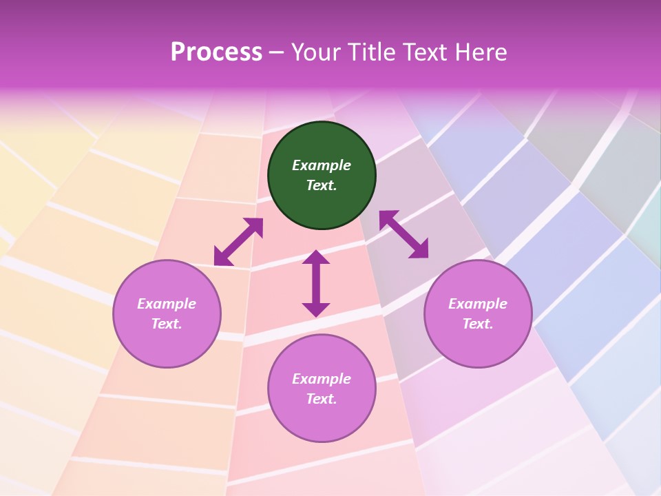 Colored Multi Paint PowerPoint Template