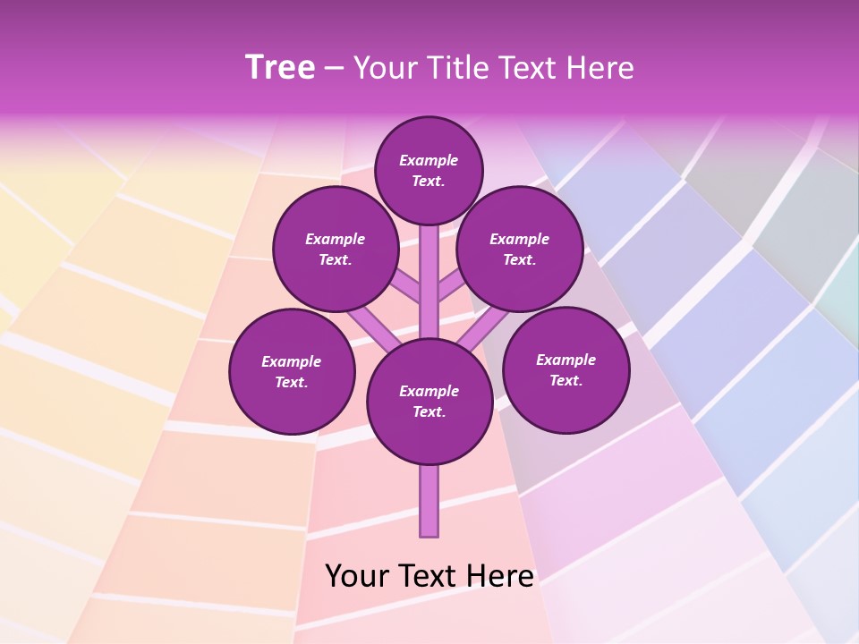 Colored Multi Paint PowerPoint Template