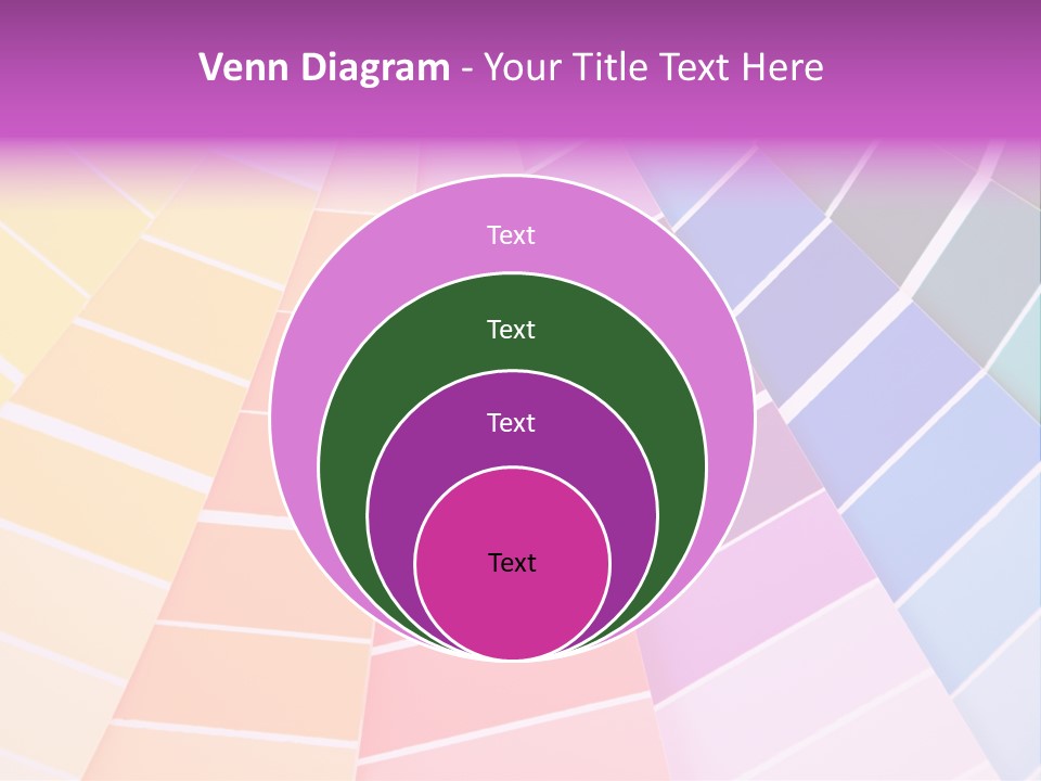 Colored Multi Paint PowerPoint Template