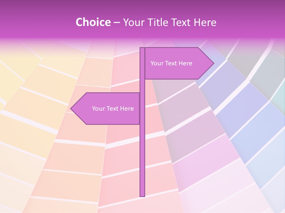 Colored Multi Paint PowerPoint Template