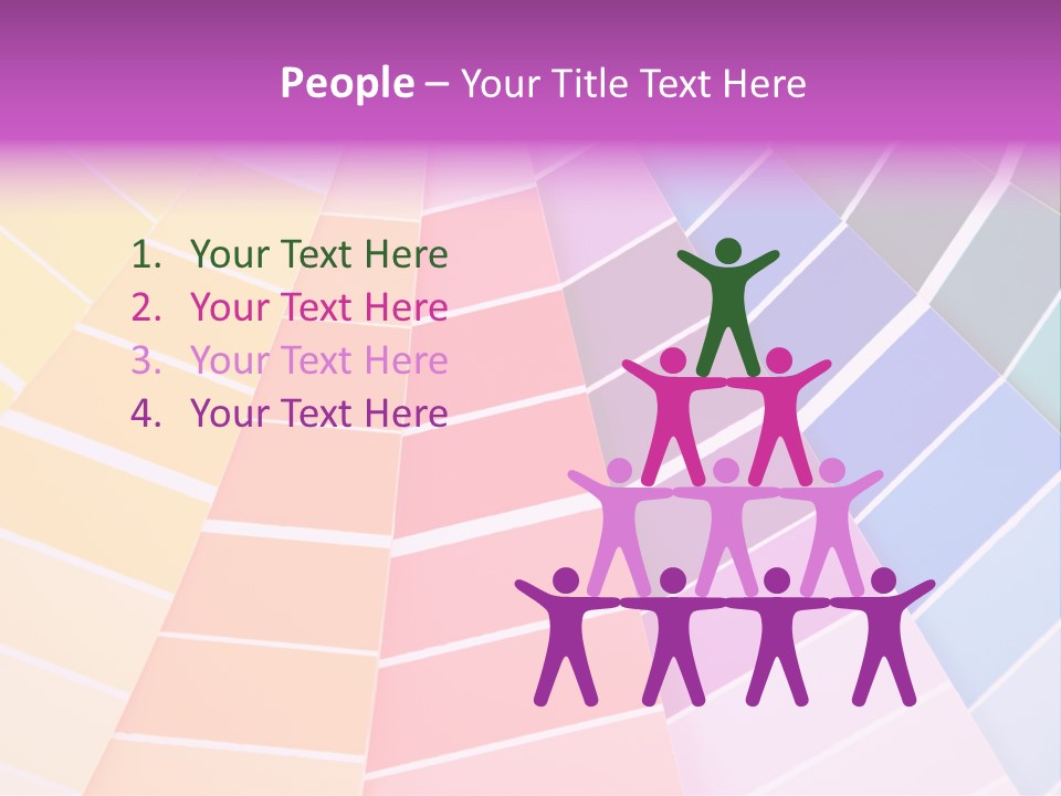 Colored Multi Paint PowerPoint Template